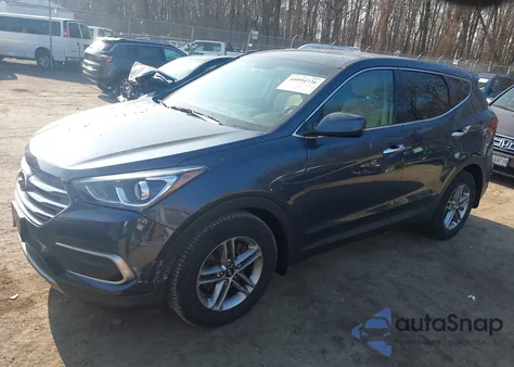 2018 Hyundai Santa Fe Sport 2.4L from USA, damaged, VIN 5NMZT3LB9JH061653